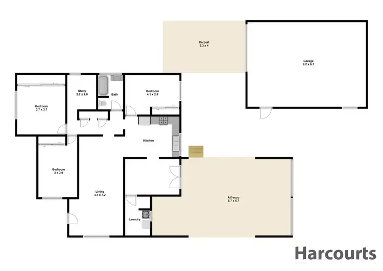 Floorplan of Homely house listing, 78 Vale Street, Moe VIC 3825