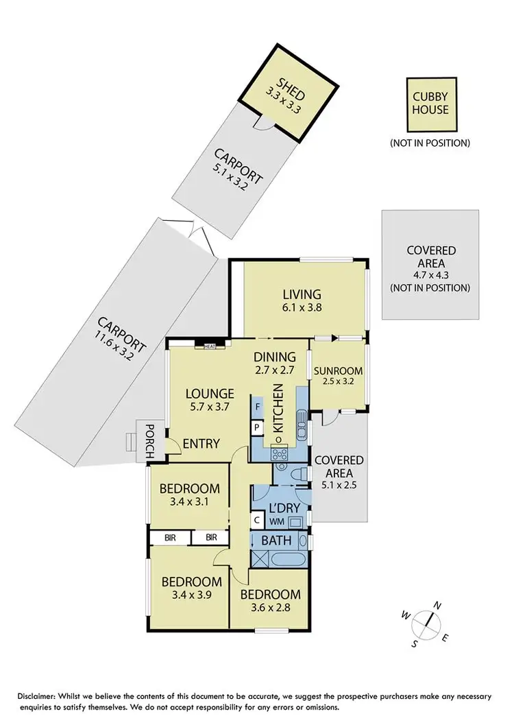 Floorplan of Homely house listing, 65 Raleigh Street, Forest Hill VIC 3131