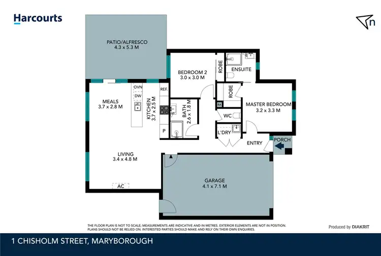 Floorplan of Homely house listing, 1 Chisholm Street, Maryborough VIC 3465