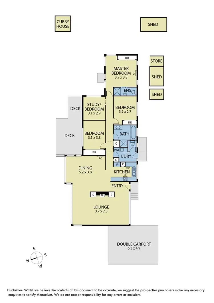 Floorplan of Homely house listing, 3 Leddy Street, Forest Hill VIC 3131