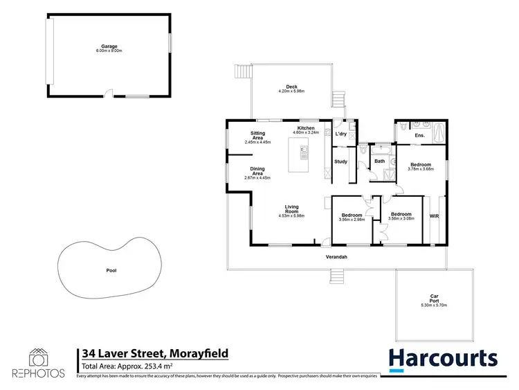 Floorplan of Homely house listing, 34 Laver Street, Morayfield QLD 4506