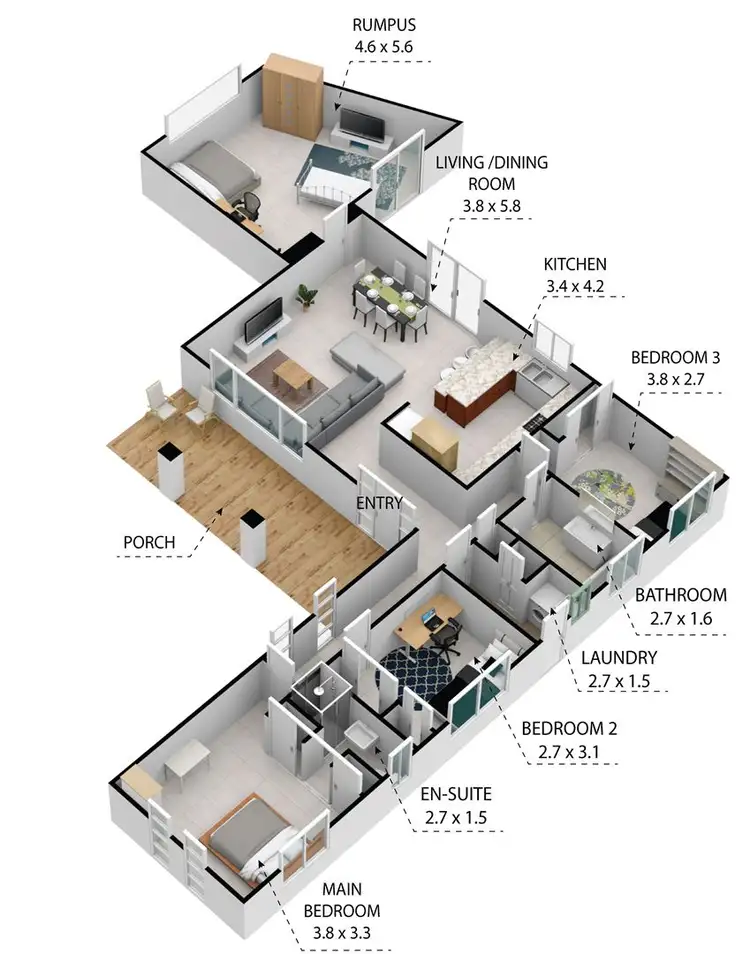 Floorplan of Homely house listing, 14 Moffat Place, Minto NSW 2566