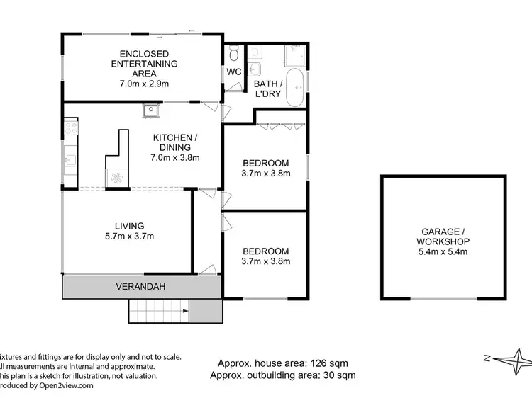 Floorplan of Homely house listing, 9024 Channel Highway, Huonville TAS 7109