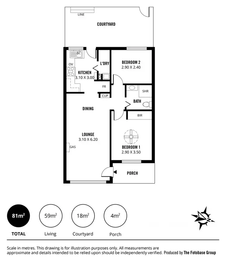 Floorplan of Homely unit listing, 15/19-23 Hillier Road, Morphett Vale SA 5162