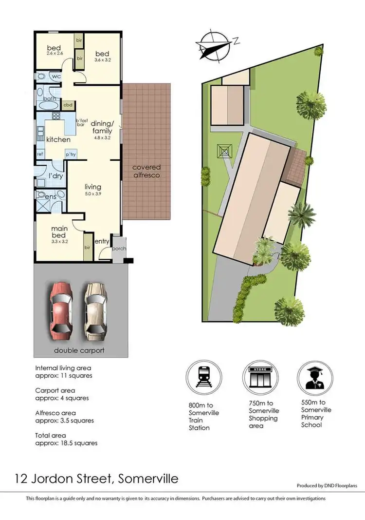 Floorplan of Homely house listing, 12 Jordan street, Somerville VIC 3912