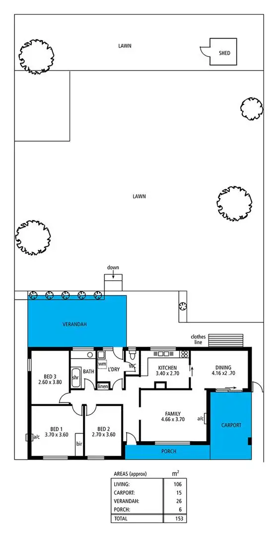 Floorplan of Homely house listing, 11 Greengate Grove, Hackham SA 5163
