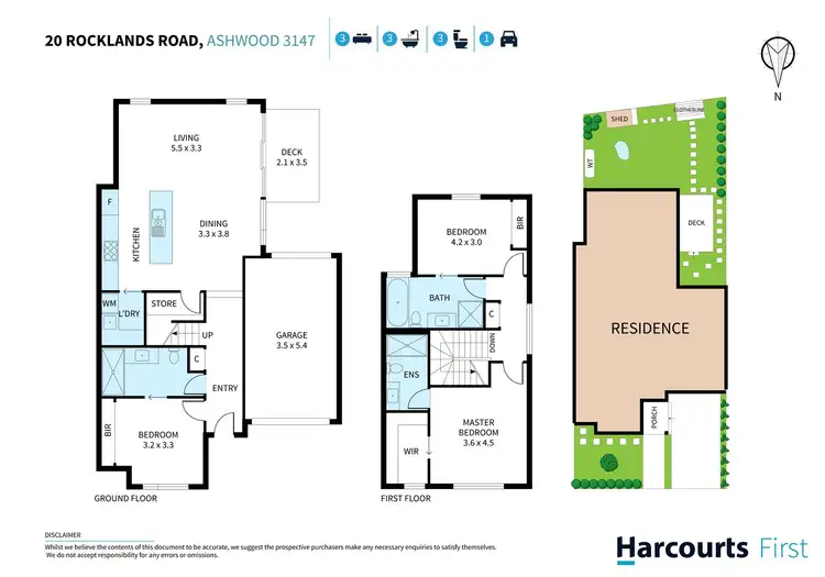 Floorplan of Homely townhouse listing, 109/151-153 Rocklands Road, Ashwood VIC 3147