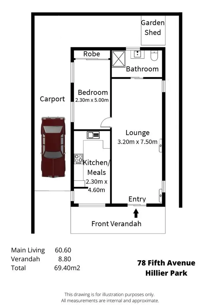 Floorplan of Homely house listing, 36 Hillier Road 78 Fifth Avenue, Hillier SA 5116