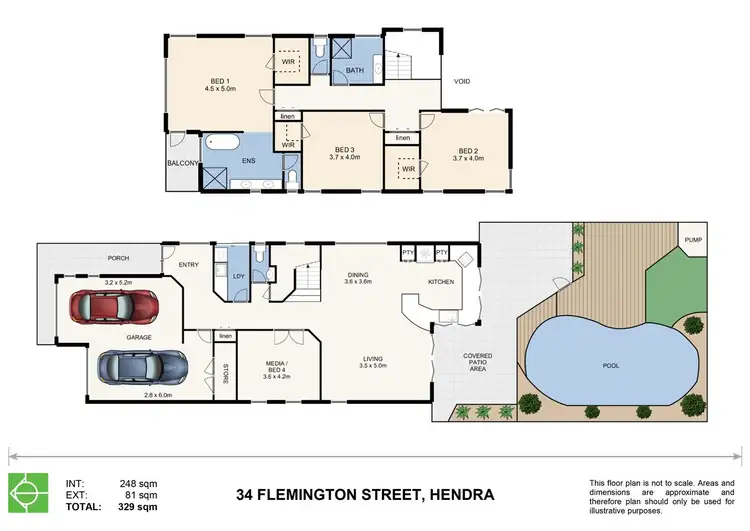 Floorplan of Homely house listing, 34 Flemington Street, Hendra QLD 4011