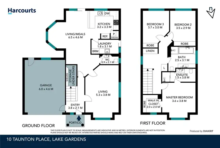 Floorplan of Homely house listing, 10 Taunton Place, Lake Gardens VIC 3355
