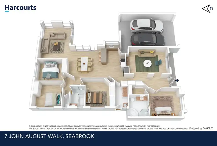 Floorplan of Homely house listing, 7 John August Walk, Seabrook VIC 3028