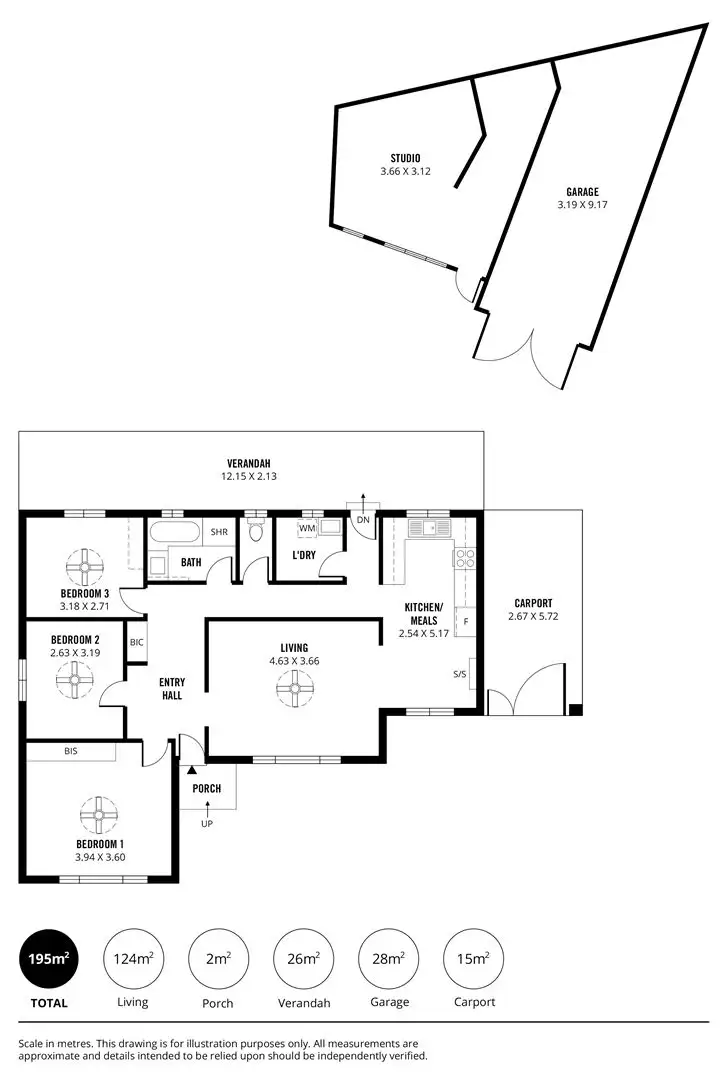 Floorplan of Homely house listing, 44 Robin Street, Port Noarlunga South SA 5167