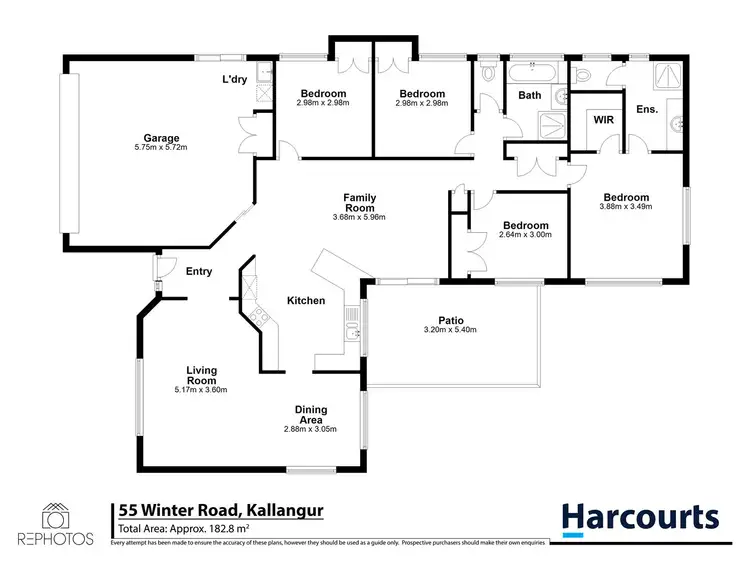 Floorplan of Homely house listing, 55 Winter Road, Kallangur QLD 4503