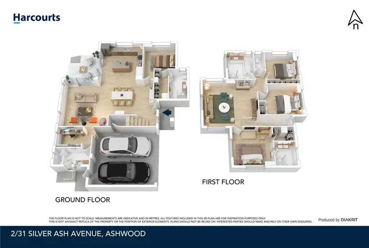 Floorplan of Homely townhouse listing, 2/31 Silver Ash Avenue, Ashwood VIC 3147
