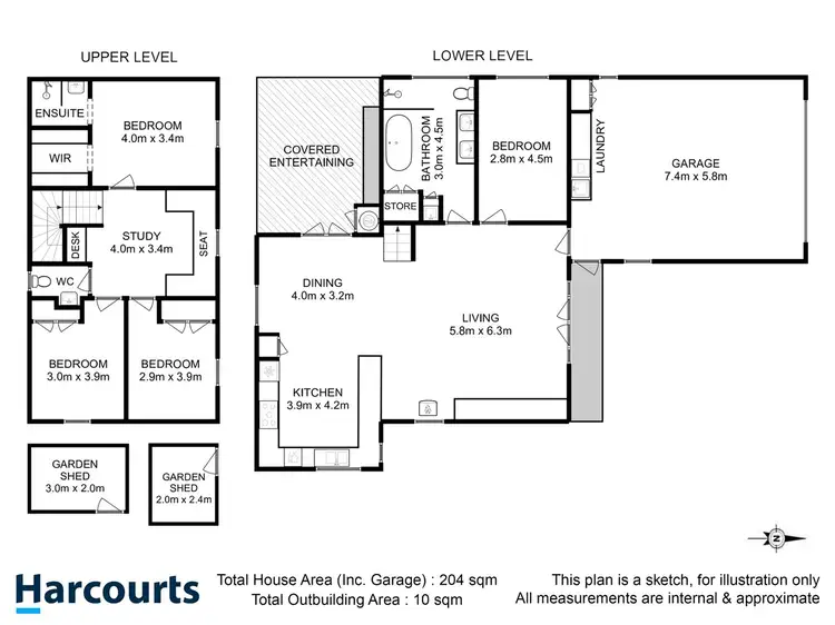 Floorplan of Homely house listing, 9 Cornelia Close, Ranelagh TAS 7109