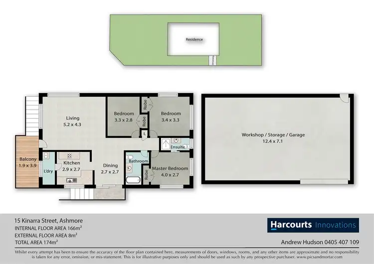 Floorplan of Homely house listing, 15 Kinarra Street, Ashmore QLD 4214