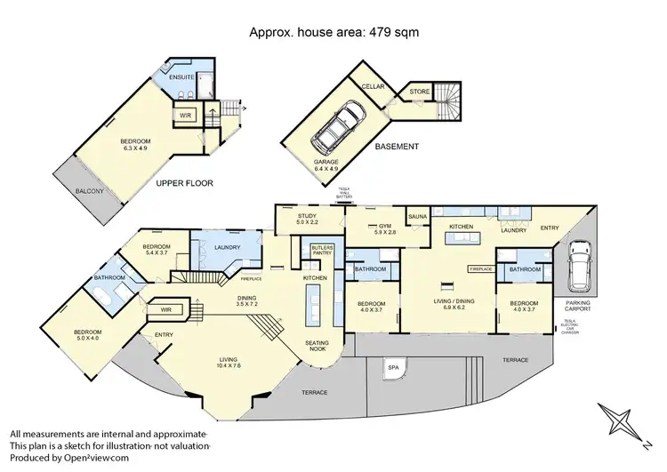 Floorplan of Homely house listing, 175 Tinderbox Road, Tinderbox TAS 7054