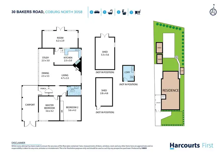 Floorplan of Homely house listing, 30 Bakers Road, Coburg North VIC 3058