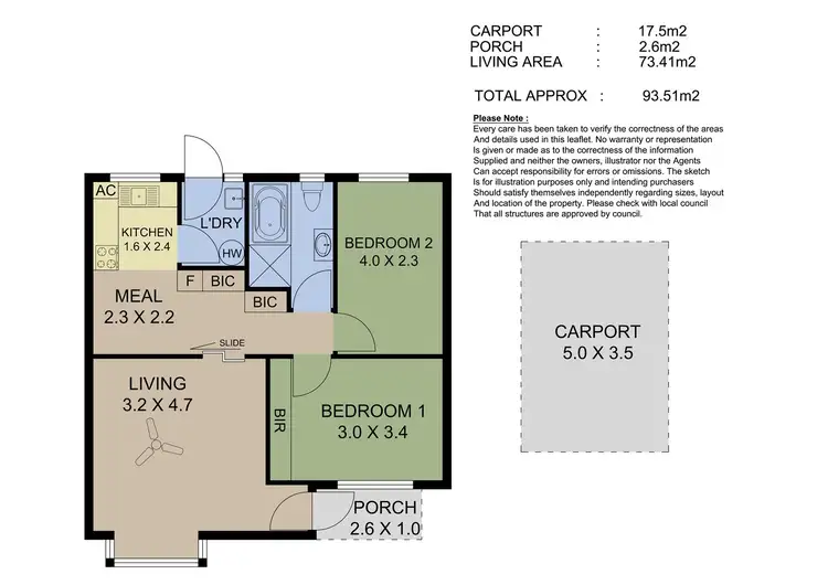 Floorplan of Homely unit listing, 4/9 Ozone Street, Alberton SA 5014