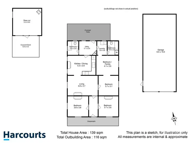 Floorplan of Homely house listing, 43 Cole Street, Sorell TAS 7172