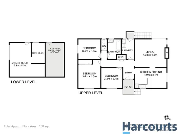 Floorplan of Homely house listing, 11 Deak Street, Gagebrook TAS 7030
