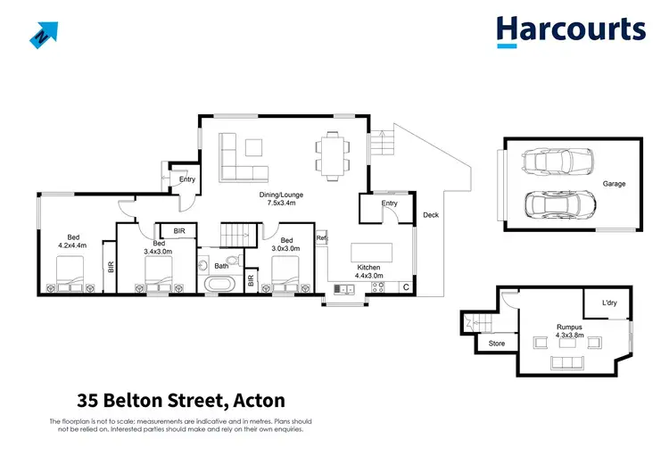 Floorplan of Homely house listing, 35 Belton Street, Acton TAS 7320