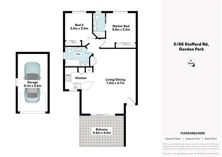 Floorplan of Homely unit listing, 5/86 Stafford Road, Gordon Park QLD 4031