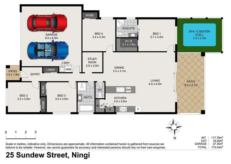 Floorplan of Homely house listing, 25 Sundew Street, Ningi QLD 4511