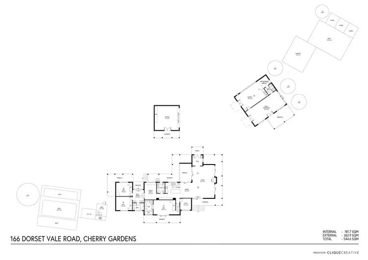 Floorplan of Homely house listing, 166 Dorset Vale Road, Cherry Gardens SA 5157