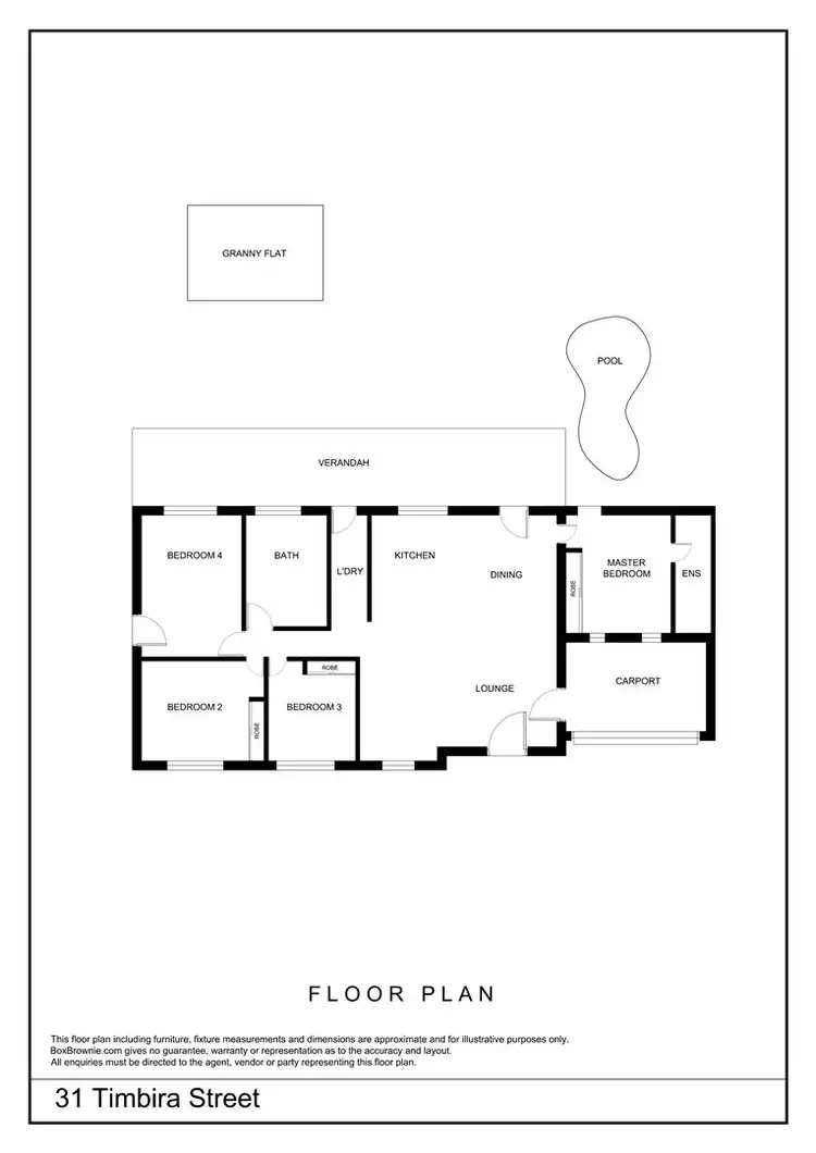 Floorplan of Homely house listing, 31 Timbira St, Braitling NT 870