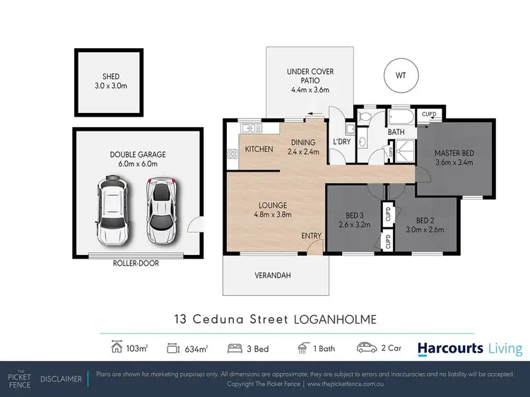 Floorplan of Homely house listing, 13 Ceduna Street, Loganholme QLD 4129