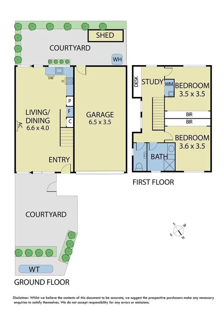 Floorplan of Homely townhouse listing, 2/16 Koroit Street, Nunawading VIC 3131