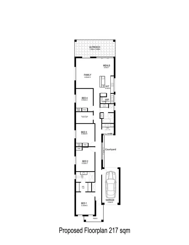 Floorplan of Homely land listing, Allotment 11, 13 Sabre Street, Netley SA 5037