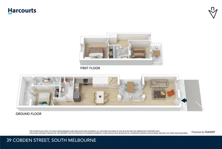Floorplan of Homely house listing, 39 Cobden Street, South Melbourne VIC 3205