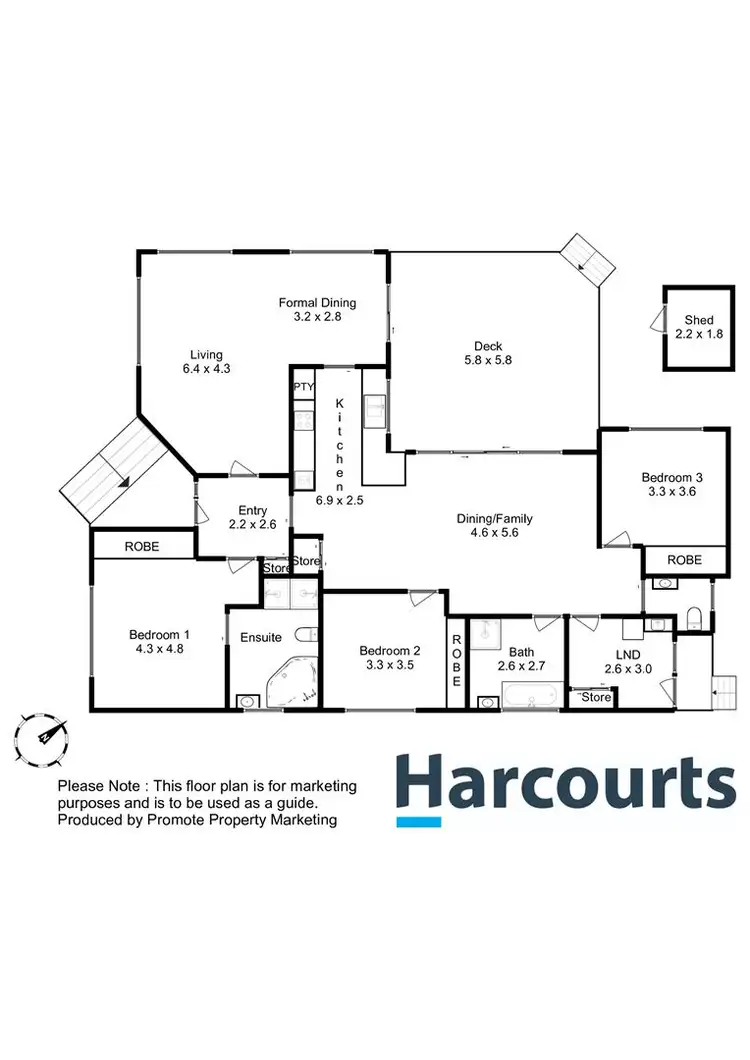 Floorplan of Homely house listing, 1 Leitram Avenue, Sorell TAS 7172