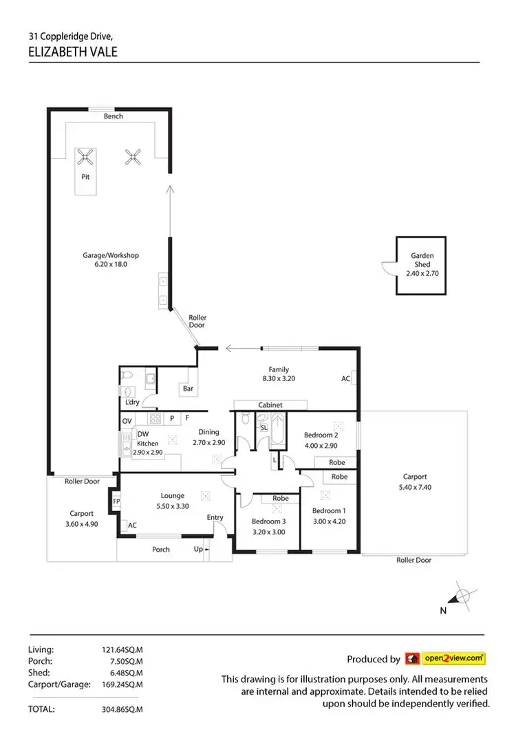 Floorplan of Homely house listing, 31 Coppleridge Drive, Elizabeth Vale SA 5112