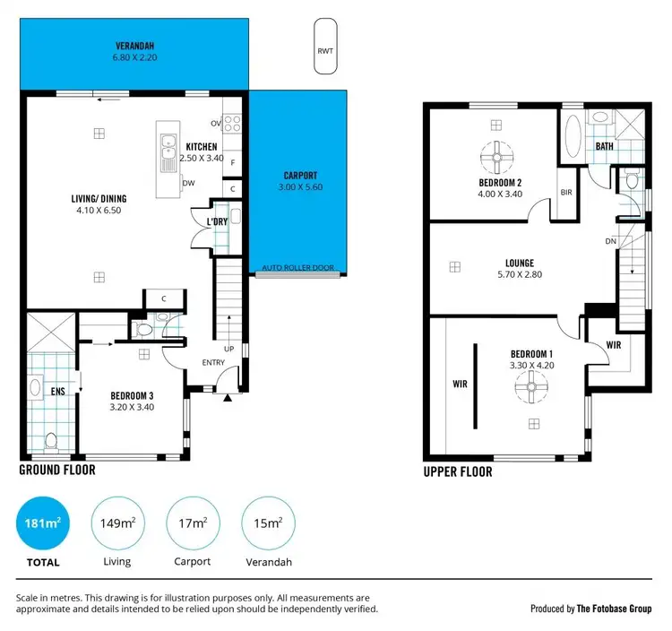 Floorplan of Homely townhouse listing, 22B Grazing Avenue, Morphett Vale SA 5162