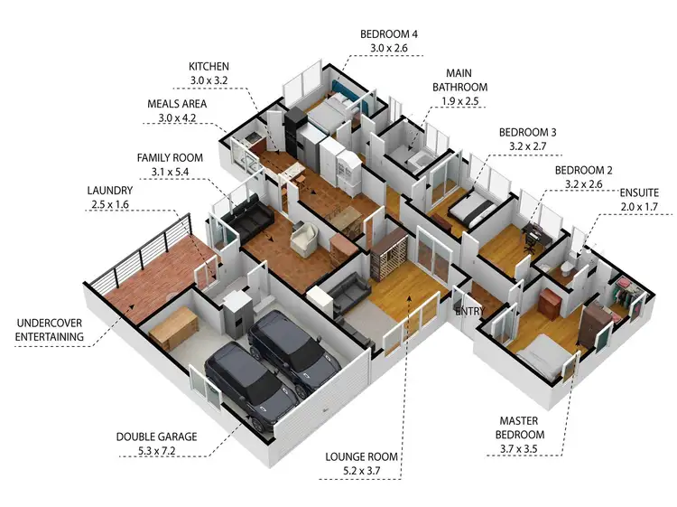 Floorplan of Homely house listing, 89 Cudgegong Road, Ruse NSW 2560