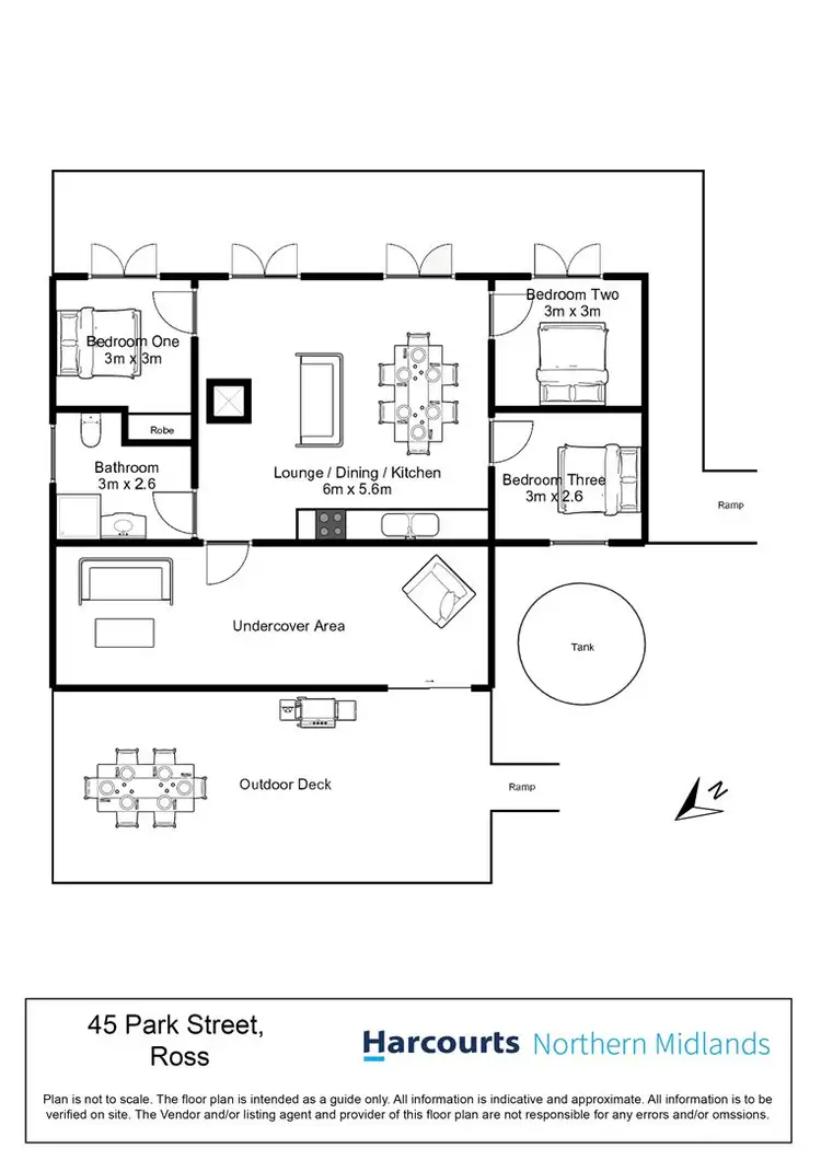 Floorplan of Homely house listing, 45 Park Street, Ross TAS 7209