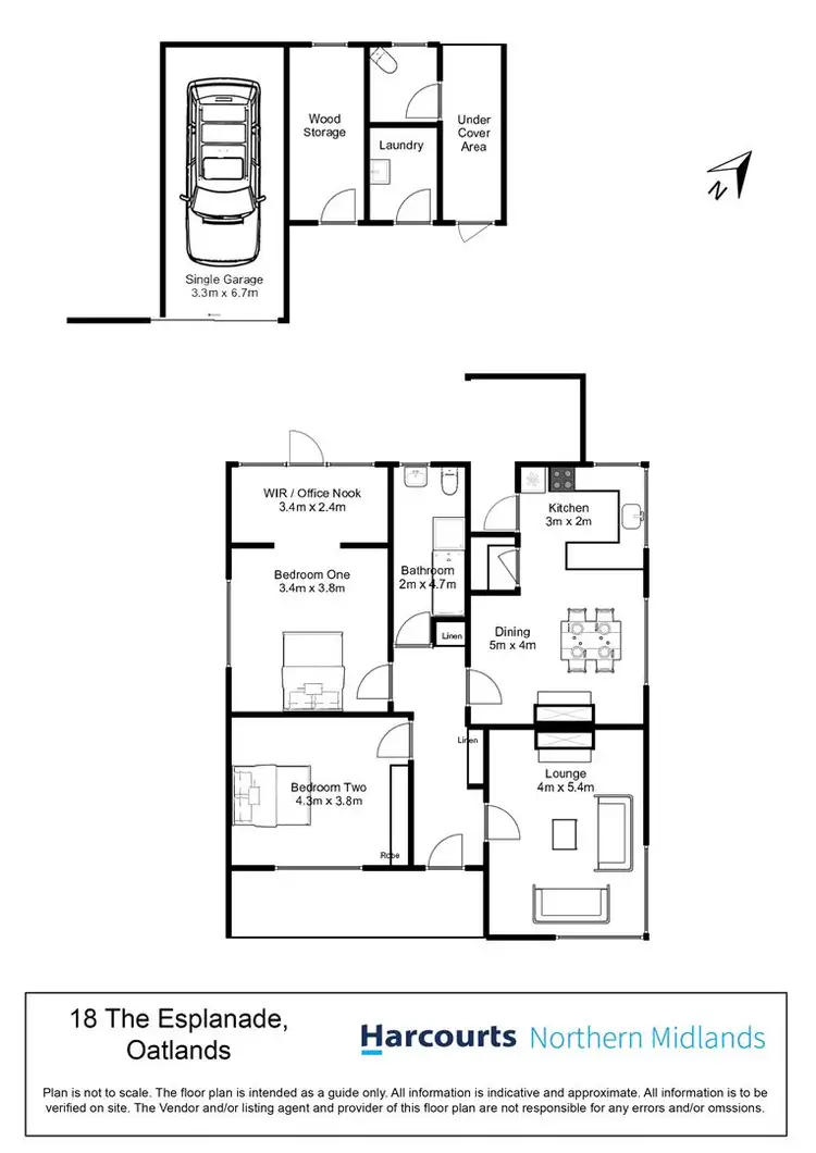Floorplan of Homely house listing, 18 Esplanade, Oatlands TAS 7120
