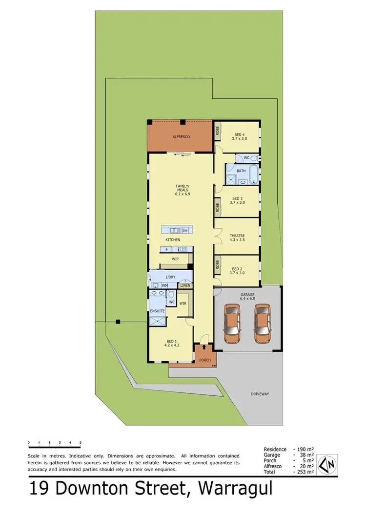 Floorplan of Homely house listing, 19 Downton Street, Warragul VIC 3820