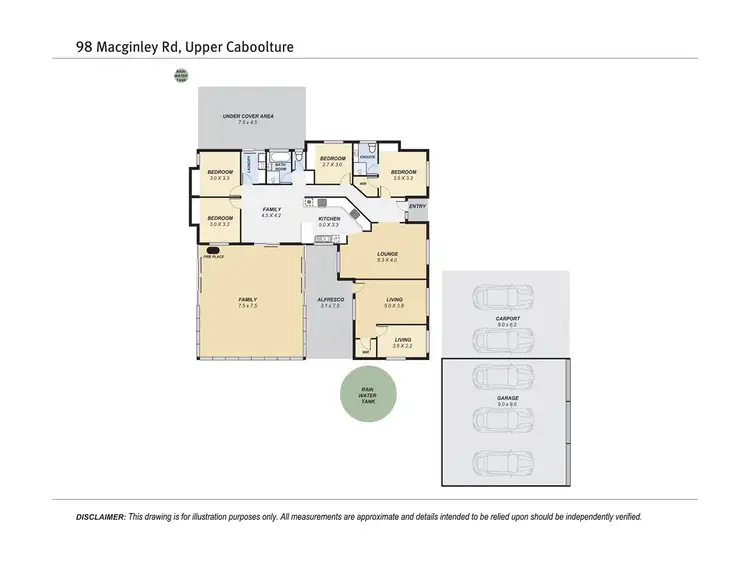 Floorplan of Homely house listing, 98 Macginley Road, Upper Caboolture QLD 4510