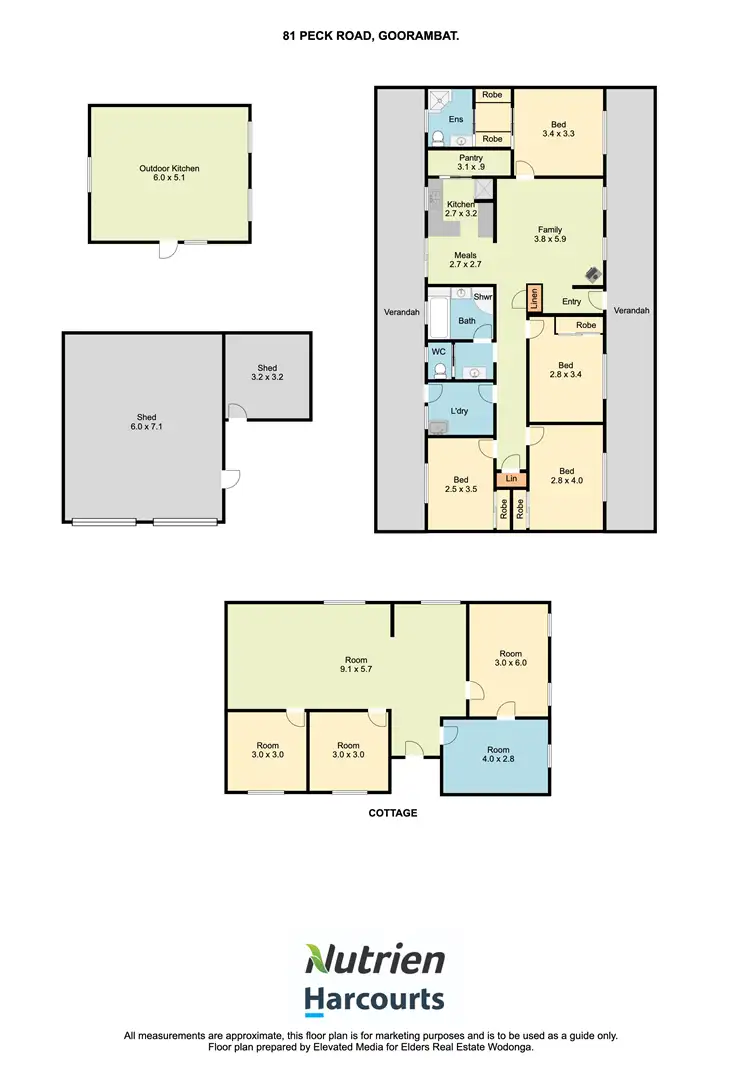 Floorplan of Homely rural property listing, 81 Peck Rd, Goorambat VIC 3725
