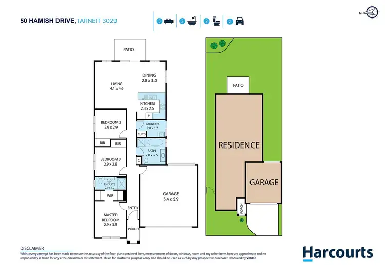 Floorplan of Homely house listing, 50 Hamish Drive, Tarneit VIC 3029