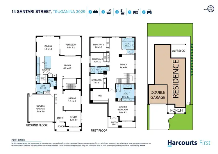 Floorplan of Homely house listing, 14 Santari Street, Truganina VIC 3029