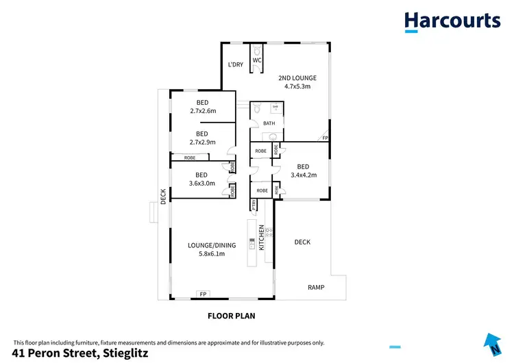 Floorplan of Homely house listing, 41 Peron Street, Stieglitz TAS 7216