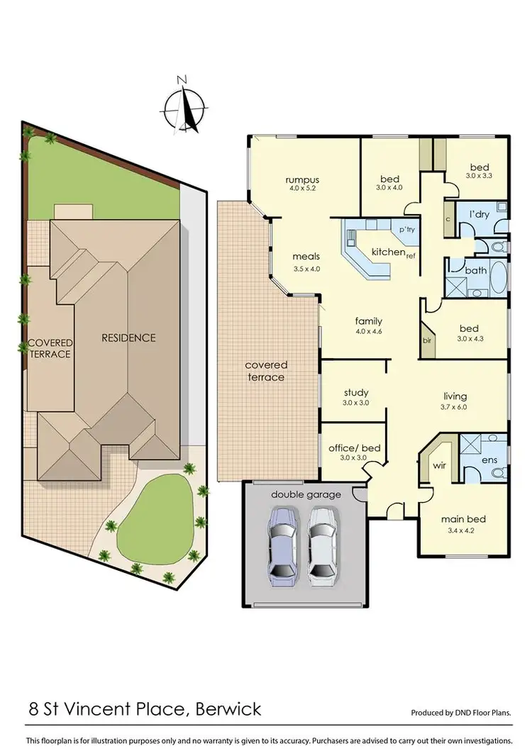 Floorplan of Homely house listing, 8 St Vincent Place, Berwick VIC 3806