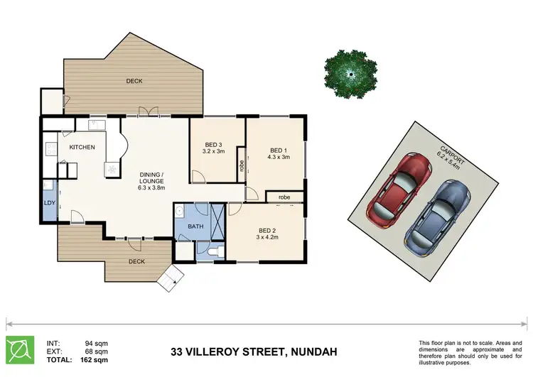 Floorplan of Homely house listing, 33 Villeroy Street, Nundah QLD 4012