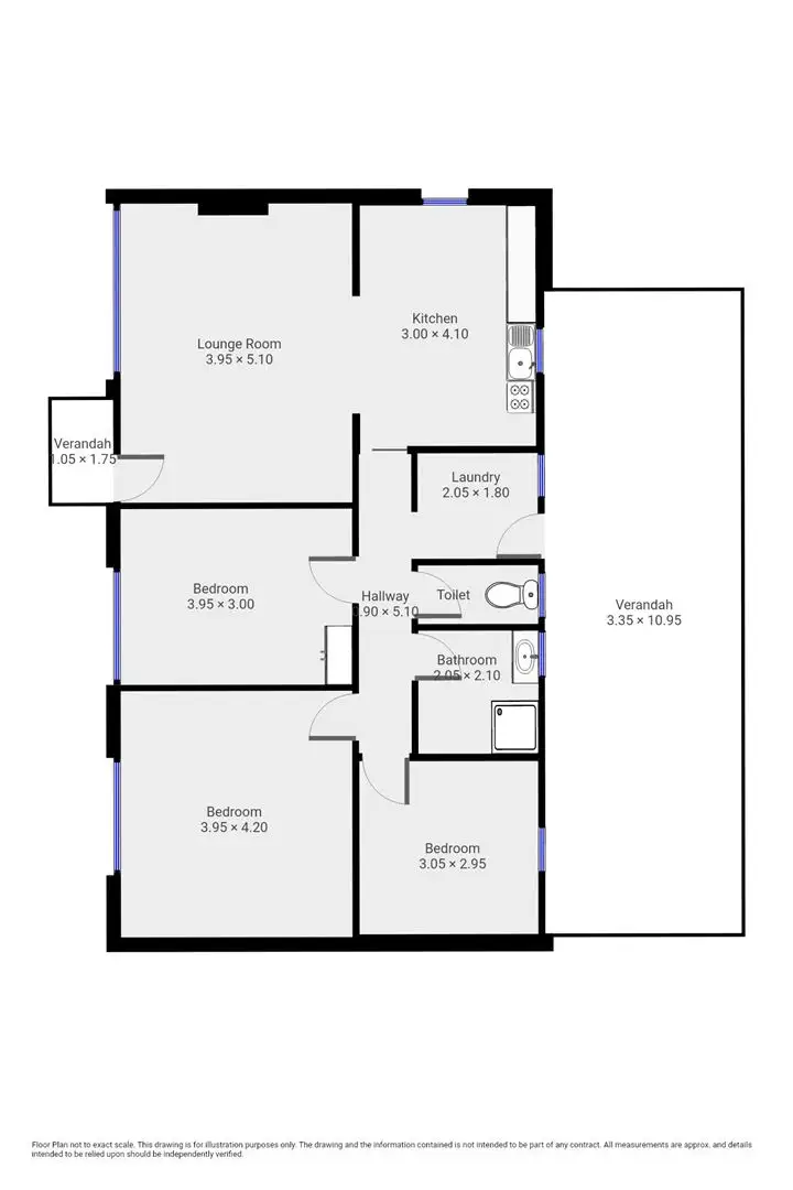 Floorplan of Homely house listing, 7 Wright Street, Peterborough SA 5422