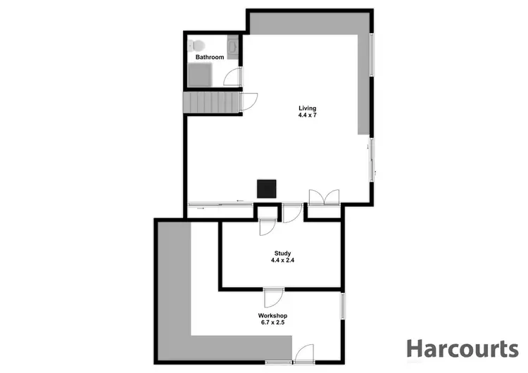Floorplan of Homely house listing, 1 Churchill Street, Warragul VIC 3820